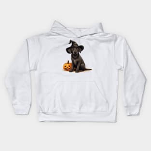 Halloween Labrador Retriever Dog #1 Kids Hoodie